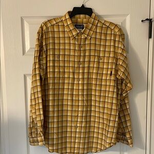 Patagonia Yellow Casual Button Down Shirt